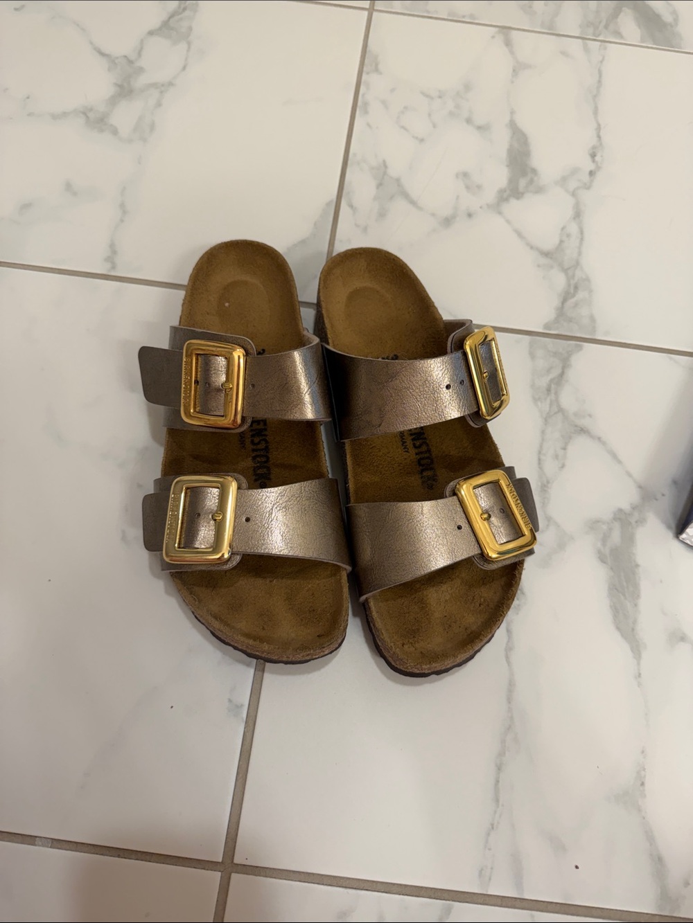 Birkenstock Sydney Cushion Buckle- Graceful Taupe